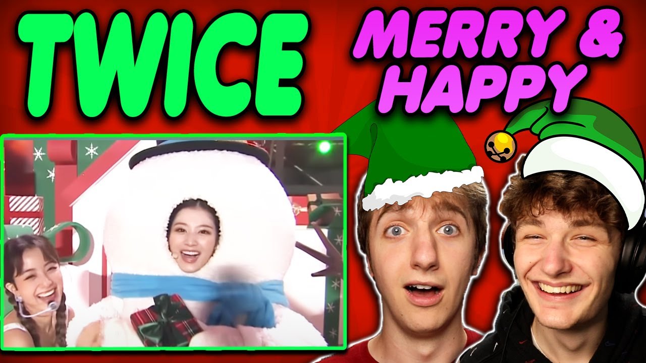 Twice Merry Happy Sbs Gayo Daejeon Reaction Youtube Twice Merry Happy Sbs Gayo Daejeon Reaction Youtube