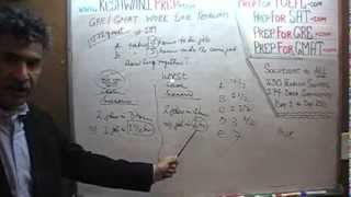 Math Problems Day 46 - Work Time GRE, GMAT, CAT, SAT, ACT - Online Prep Tutor,- Also TOEFL and IELTS