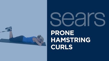 Prone Hamstring Curls with Bands
