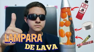 Como hacer una LAMPARA DE LAVA | Principio de Arquímedes