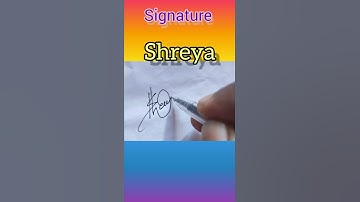 signature #shreya #trendingshorts #pleasesubscribe