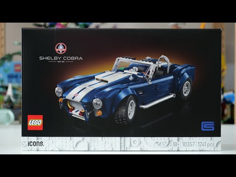 LEGO Icons 10357 Shelby Cobra 427 S/C Speed Build