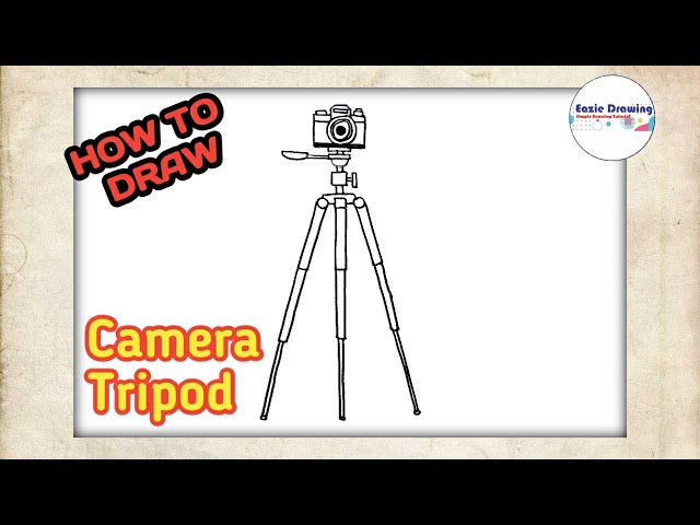 sketch of camera on the tripod over white background vector illustration  Stock Vector Image  Art  Alamy