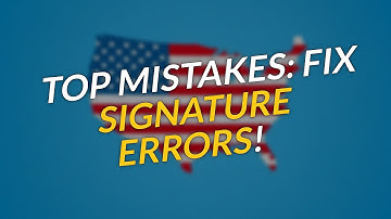 TOP Mistakes in I-130 🤔 | Fix Signature Errors!