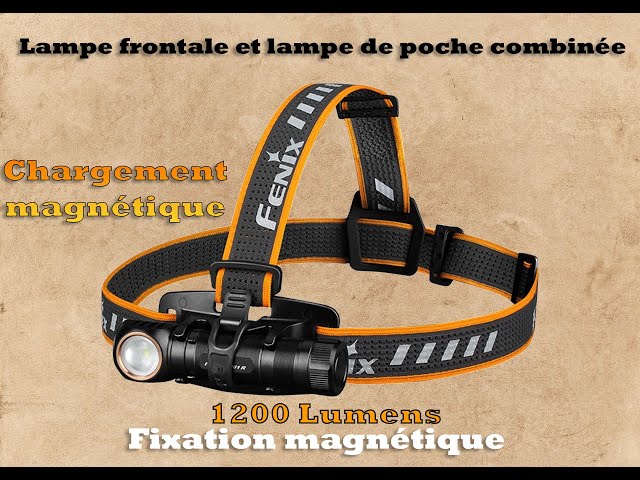 Lampe frontale rechargeable Fenix HM70R 1600 lumens - 3 sources