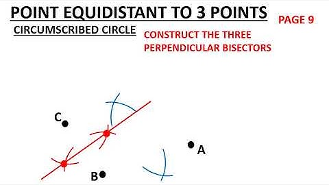 POINT EQUIDISTANT TO 3 POINTS VIDEO-SHAMBAUGH