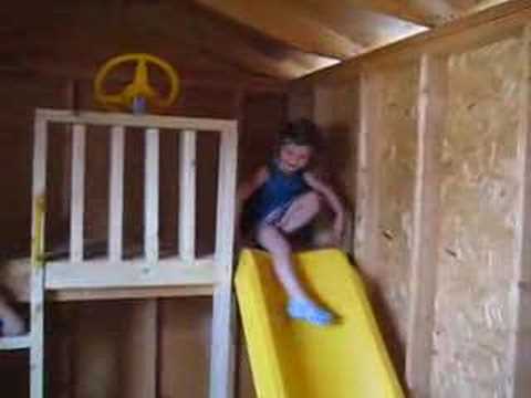 Garden Shed to Playhouse - YouTube