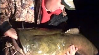 57 Pound Huge Flathead Catfish!