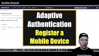 Adaptive Authentication Register a Mobile Device