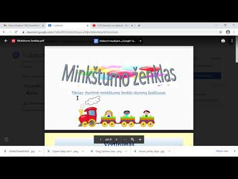 PwerPoint kaip įterpti paveikslėlį, foną, tekstą