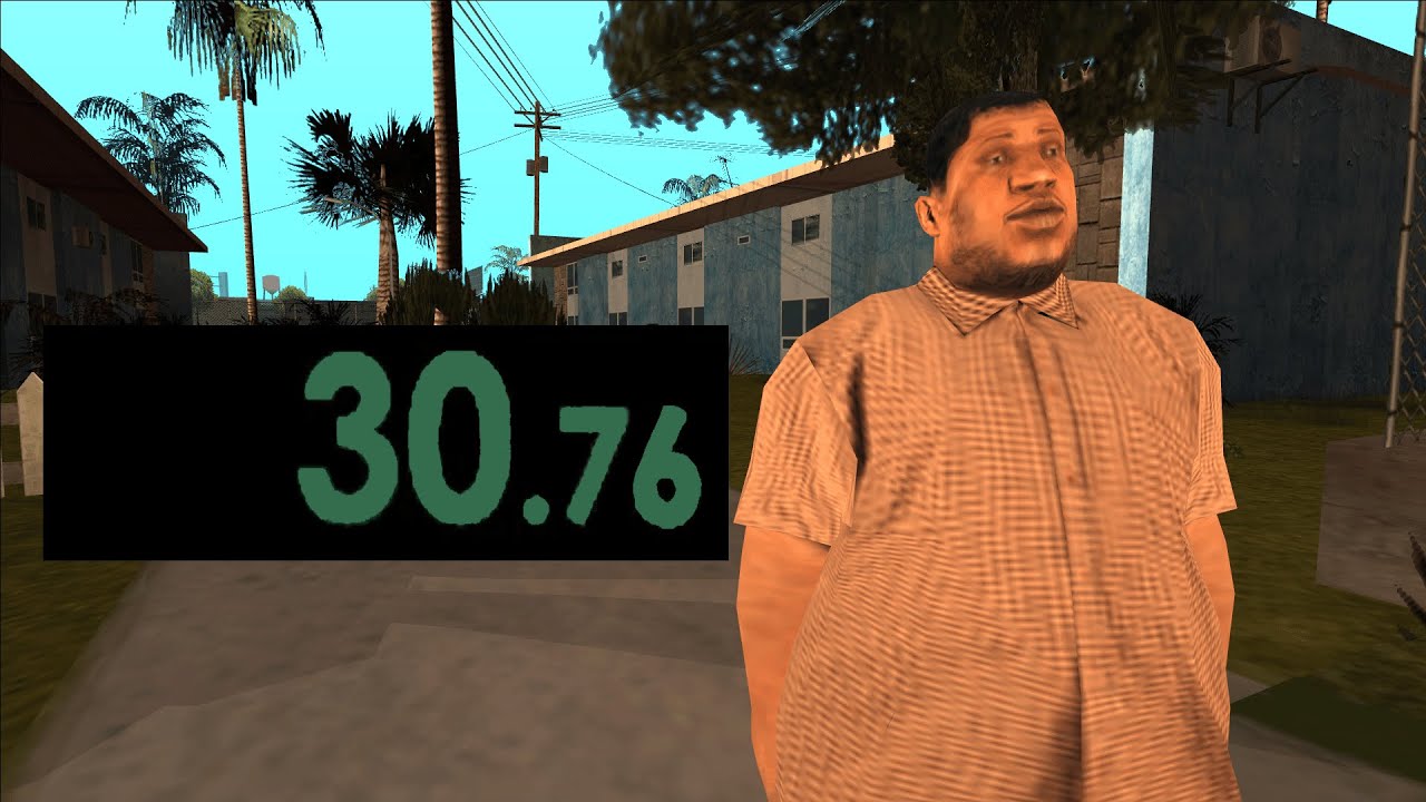 GTA SA Speedrun Big Bear World Record YouTube