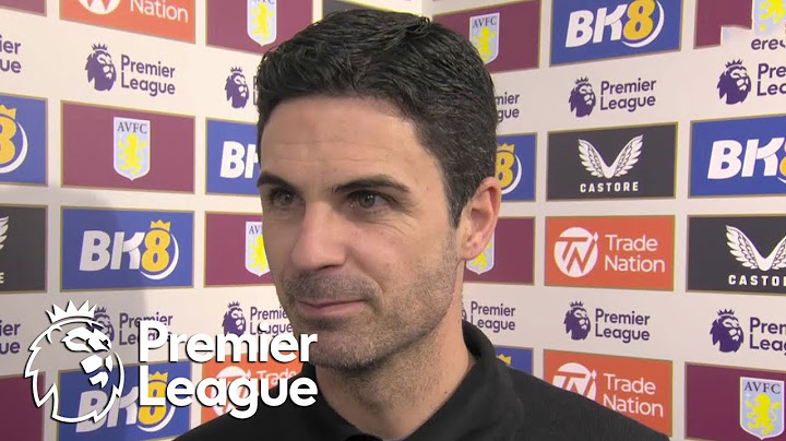 Mikel Arteta: Arsenal 'didn't deserve to lose' against Aston Villa | Premier League | NBC Sports