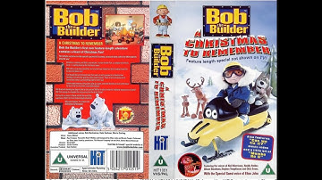 Original VHS Opening and Closing to Bob the Builder A Christmas to Remember UK VHS Tape