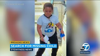 LAPD searching for 7-year-old boy missing from Mid-City