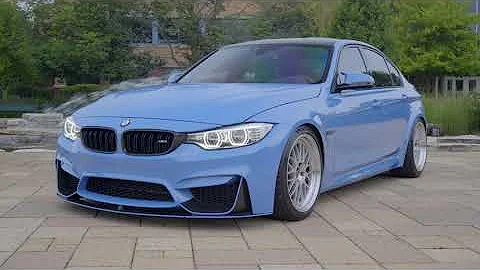 El Azul aka "Rico Suave". Yas Marina Blue BMW F80 M3 on BBS LM's | 4K