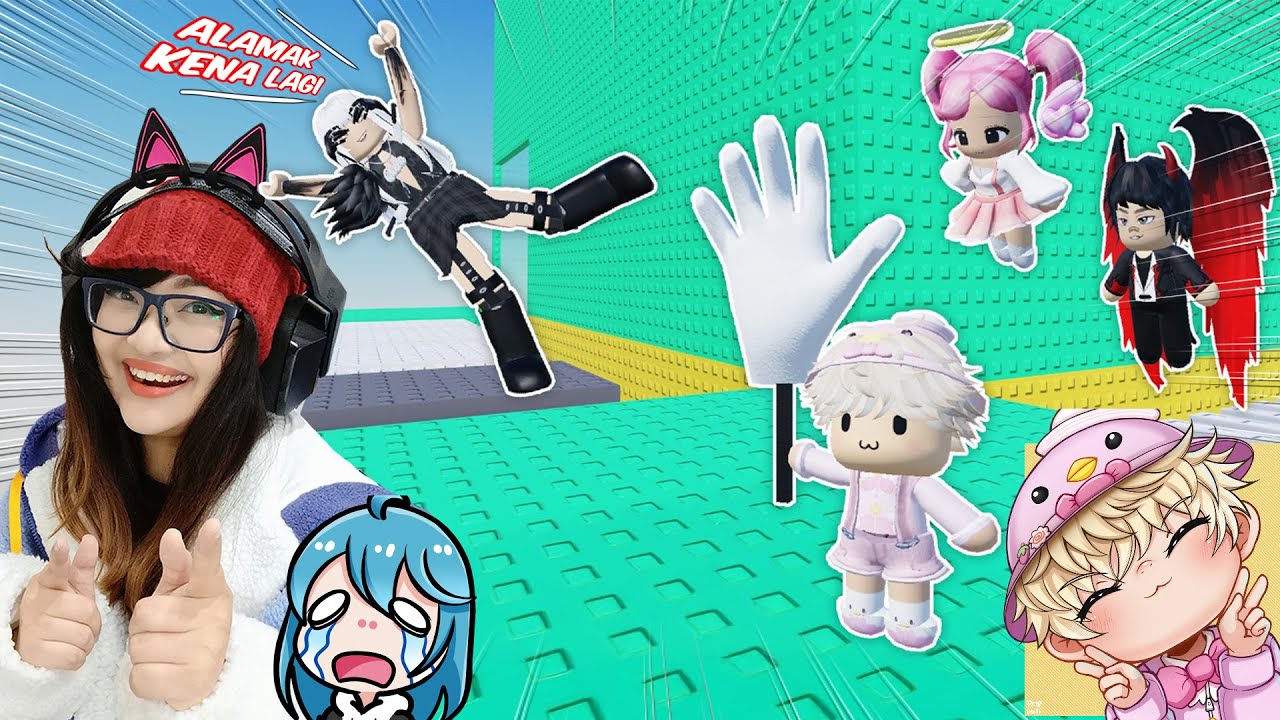 Aku di prank habis-habisan sama @Acilpinkyboy 😂| Roblox Slap Tower