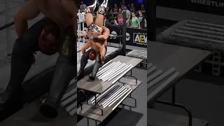 Wwe 2K24 Piledriver On Lighttube Stacked Tables