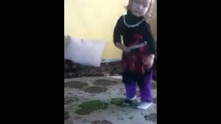 Cute little Afghan girl dance