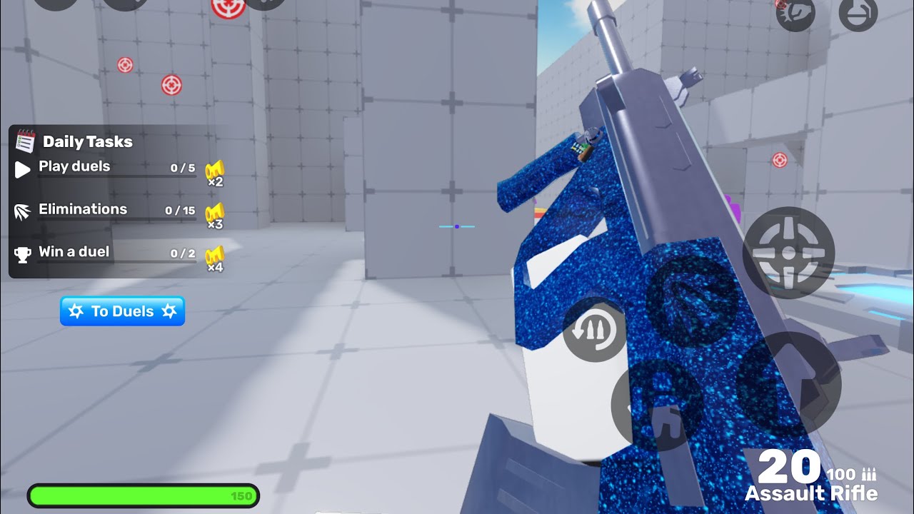 AUG skin showcase Roblox Rivals