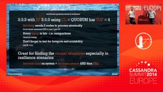 ING: Apache Cassandra at ING — Testing the Waters Consistency Required!