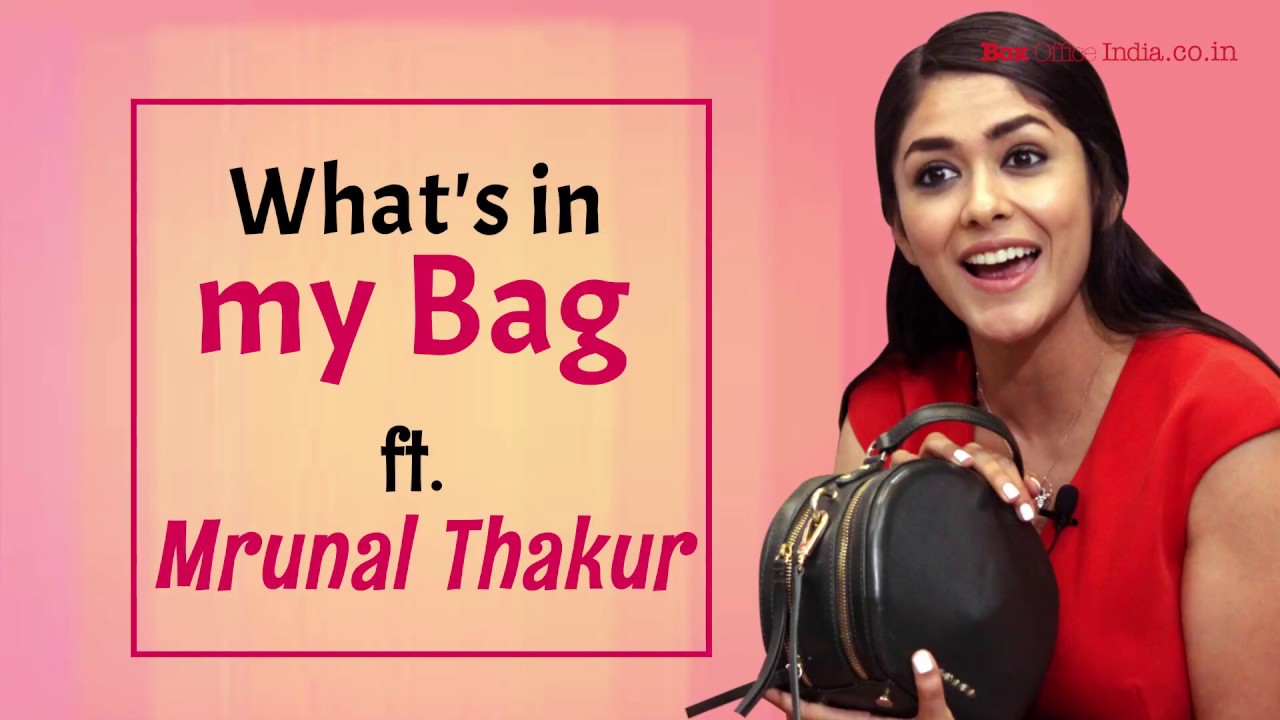 What's in my Bag with Mrunal Thakur | Super 30 | Style | BOI