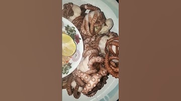 Món bạch tuộc nhúng giấm nước dừa chấm muối ớt chanh mời cả nhà!