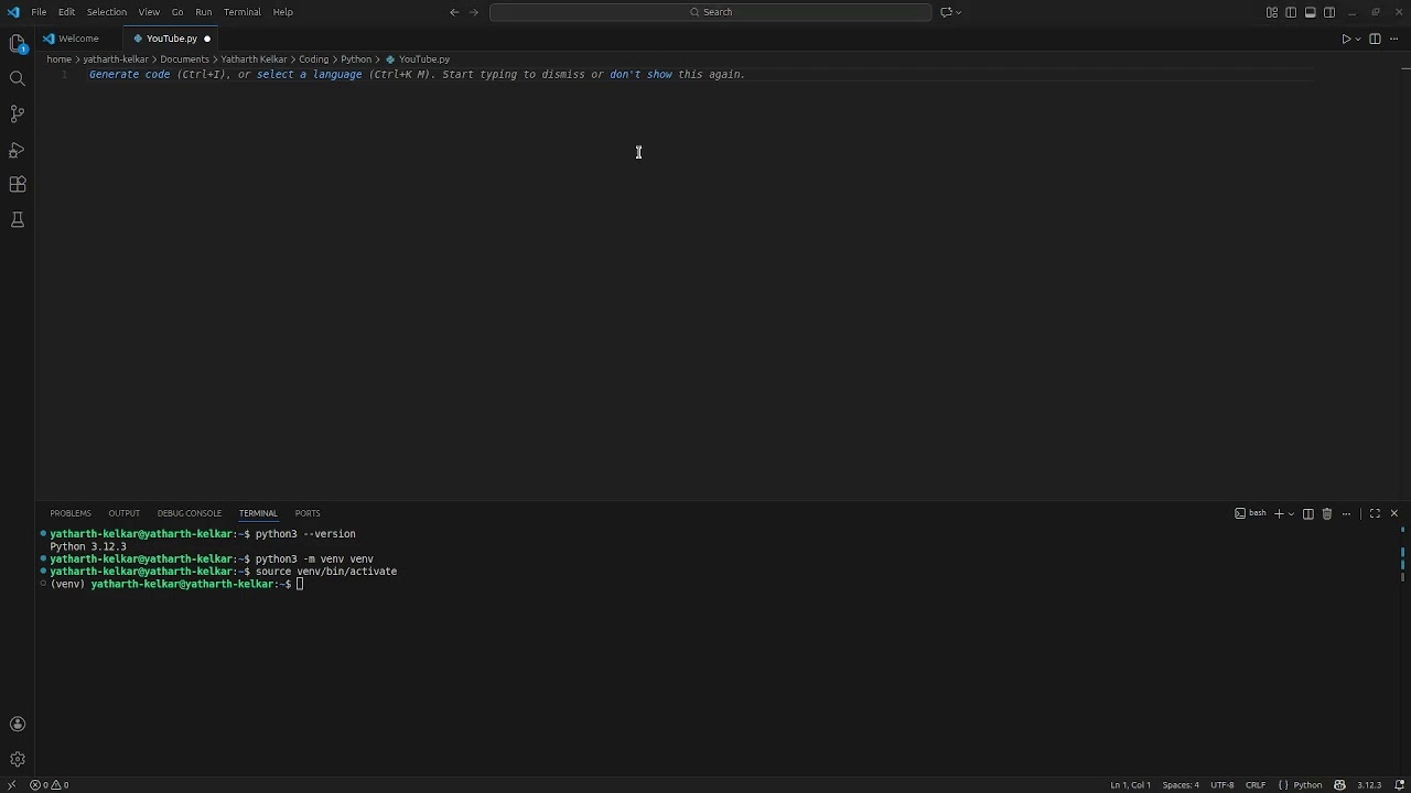 Day 13 Python MasterClass Python Virtual Environments (venv) Tutorial | Linux, macOS & Windows