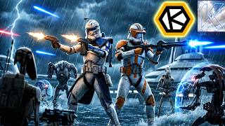 CAPTAIN REX and COMMANDER CODY SHIP DEFENSE | Supremacy | Star Wars Battlefront 2