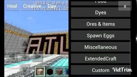 !TooManyItem Mod! Mcpe 0.11.0 Alpha Build 10