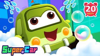 Bubble Trouble & More Super Car Cartoons | Funny Kids Cartoons & Nursery Rhymes | Cars World by Super Car - Cartoons and Stories 39,134 views 2 months ago 18 minutes