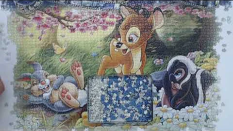 Bambi 40,320 Piece Ravensburger Jigsaw Puzzle Time Lapse - Part 1!