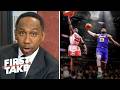 "Jordan is the GOAT, but LeBron is greatest ever in longevity" - Stephen A. on Lakers win vs Rockets