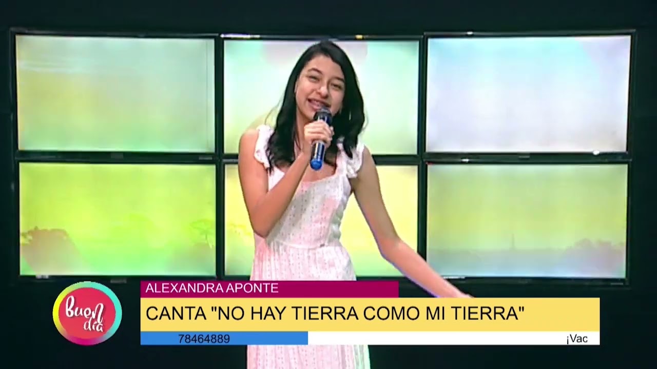 ALEXANDRA APONTE CANTA NO HAY TIERRA COMO MI TIERRA