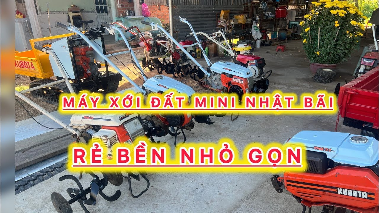 máy xới đất mini giá rẻ phù hợp làm nông,công trình nhỏ