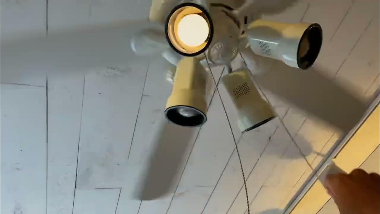 Hampton Bay Redington iii Ceiling Fan Demo 2 YouTube