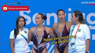 Santiago 2023 nado sincronizado elegancia y belleza By Panam Sport