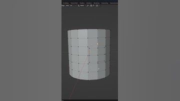 Proper Way To Make Holes in Curved Shapes  #blendercommunity #blendertips #blendertutorial #shorts