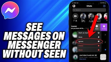 How To See Messages on Messenger Without Seen on iPhone (2025) - Easy Fix