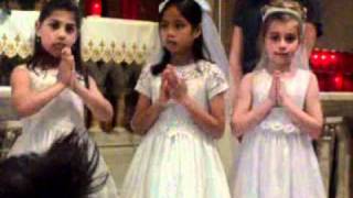 Delia's FIRST Communion (part 1)