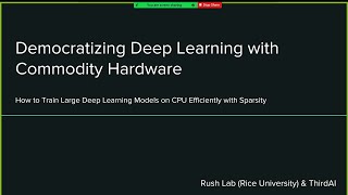 Famous Workshop: Democratizing Deep Learning with Commodity Hardware: How to Train Large Deep Learning ... Net Worth