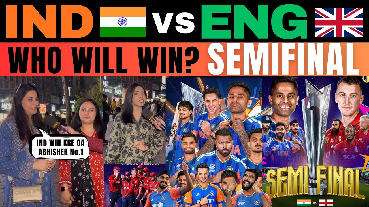 IND 🇮🇳 VS ENG 🏴󠁧󠁢󠁥󠁮󠁧󠁿 T20 WORLD CUP 2026 SEMI Final , Who Will Win? | Pakistani Public Reaction 
