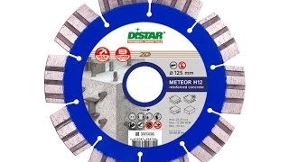 тест диска алмазного по бетону distar 7d meteor 125