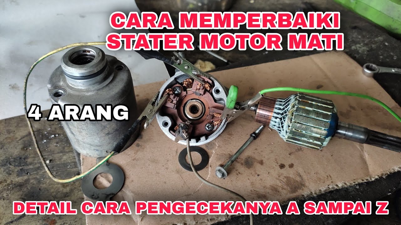 Cara Memperbaiki Stater Mati Satria Fu Facelift 