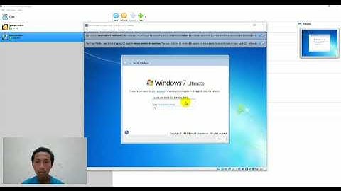 Cara install Windows 7 dan partisi hardisk di virtual box