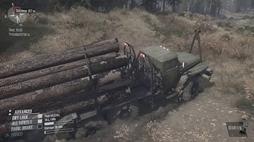 Spintires: MudRunner - Completing the first level "The Bog"