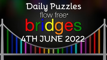 Flow Free Bridges - Daily Puzzles - 4th June 2022-06-4