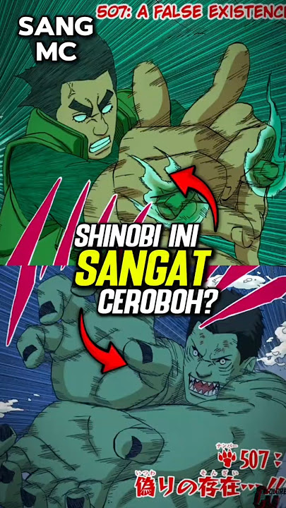 Shinobi Ini Sangat Ceroboh? Guy Vs Kisame?🤨 #naruto #mightguy #kisame
