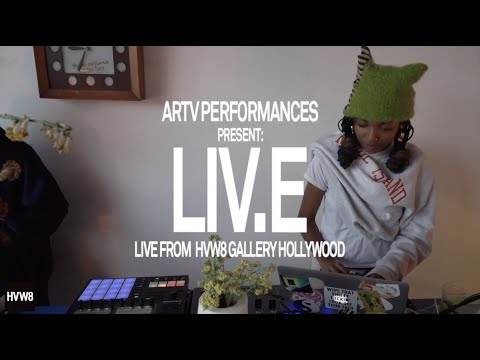 Liv.e LIVE Set at HVW8 Gallery, Artist Run TV (ARTV)