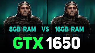 GTX 1650 | 8GB RAM vs 16GB RAM - 5 Games Tested 2020