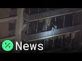 Man Scales Down Philadelphia High Rise To Escape Apartment Fire